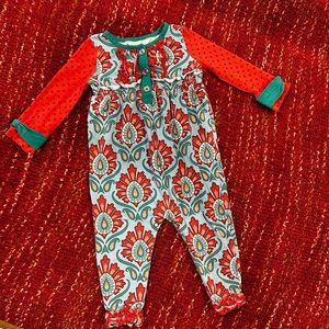 COPY - Matilda Jane Christmas Better Not Pout Romper 6-12 months